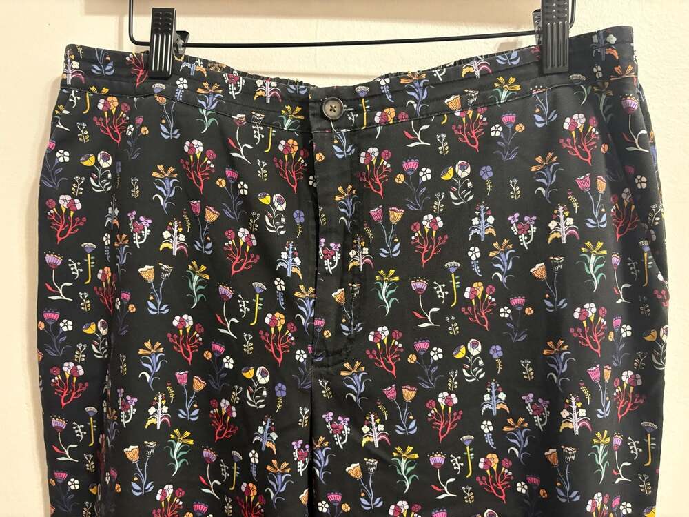 Marine Layer Floral Print Elastic Waist Pants XL - Picture 4 of 8